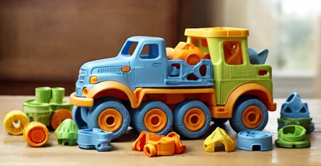 green toys shape sorter truck