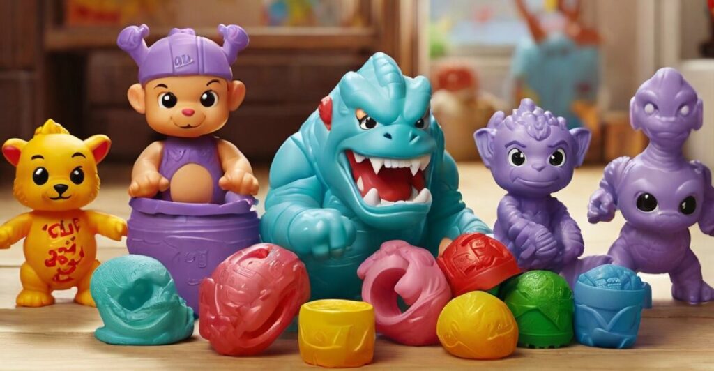 what are goo jit zu toys made of