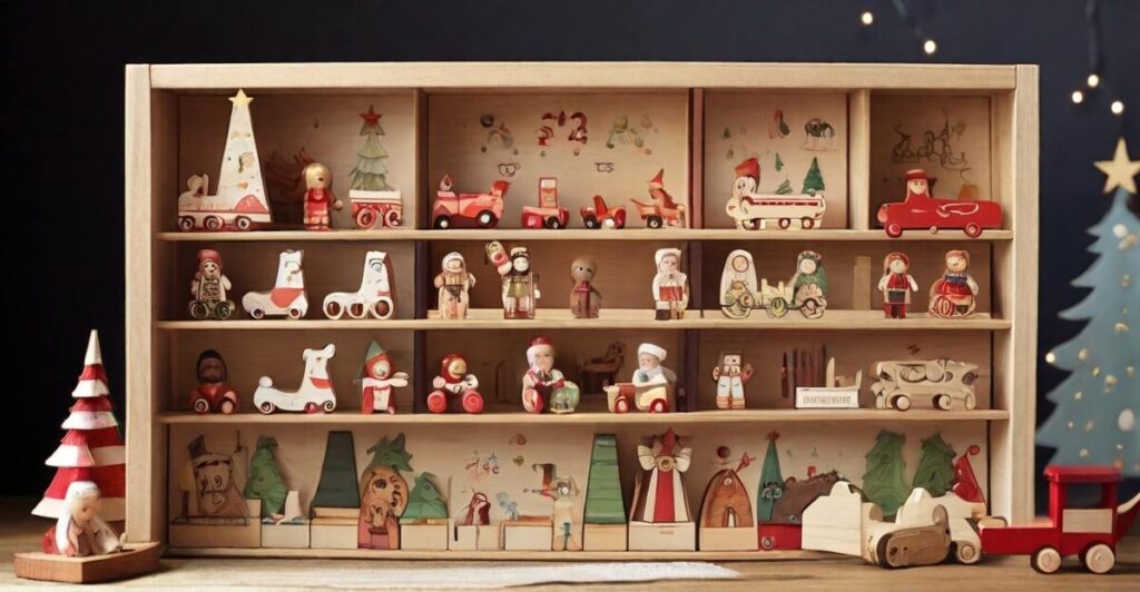 wooden toys advent calendar