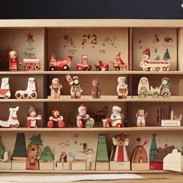 wooden toys advent calendar